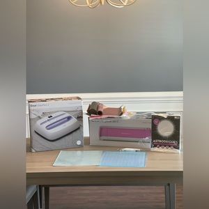 Cricut machine and press